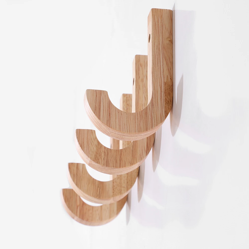 Porte manteau mural en bois – Image 2