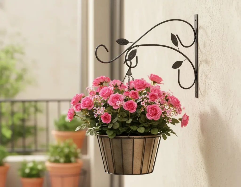 Patère pour plante suspendue