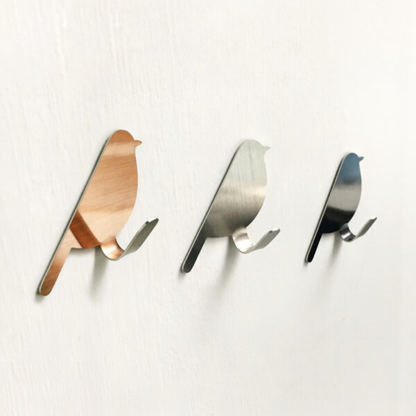 Porte-manteau Mural Vintage En Forme De Branche D'oiseau - Fonte - 46,5 Cm - Décoration Salon Ou Entrée