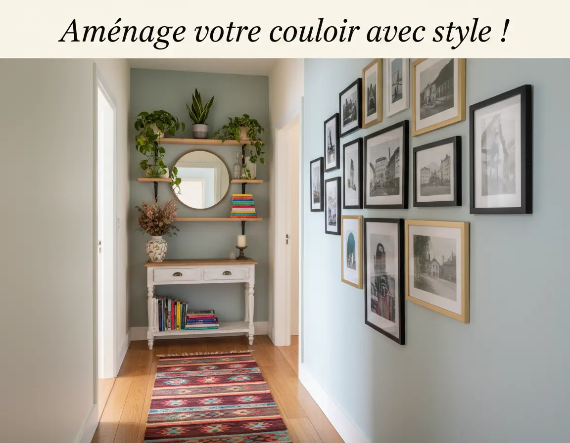 Comment aménager une déco dans un couloir étroit ?