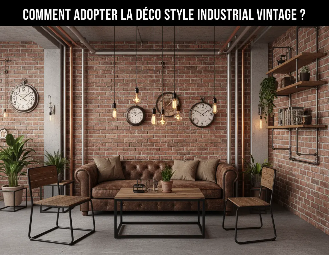 Comment adopter la déco style industriel vintage ?