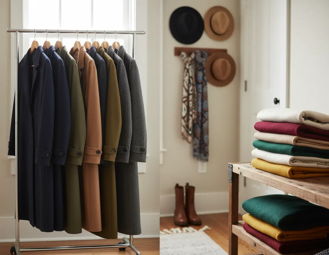 Est-il préférable de suspendre ou de plier les manteaux ?